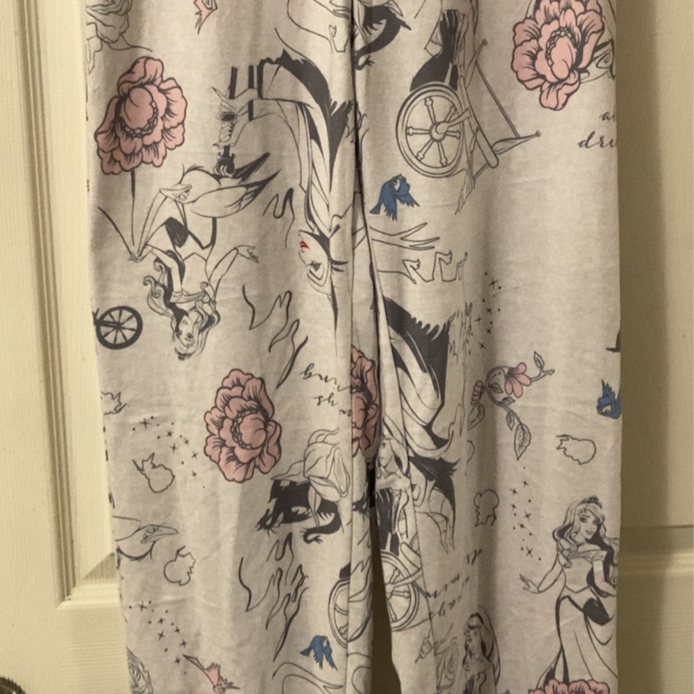 Floral and Character Print Pajama Pants